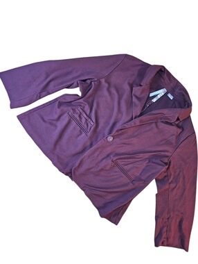 🍷 Penningtons Blazer | Burgundy | Single Button | Plus Size 1X